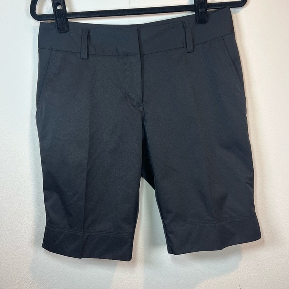 adidas Pants - Adidas Women’s Climalite Bermuda Golf Shorts Black Pockets Stretch Athletic Sz 4